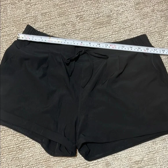 Black Drawstring Shorts - Picture 3 of 5